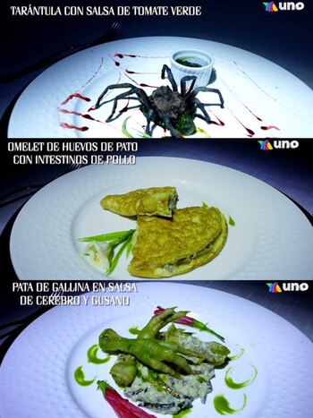 Estos fueron algunos de los platillos
(Foto: Instagram/@soyfamososacamedeaqui)