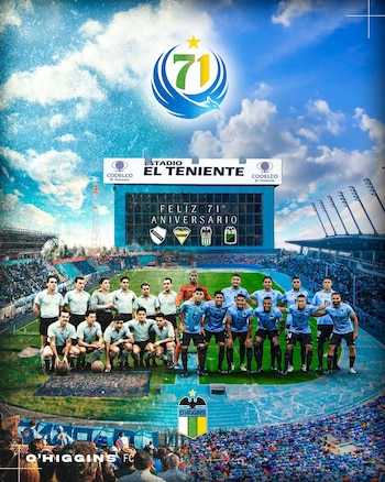 El rival de Millonarios se encuentra de cumpleaños el día de su debut en la fase de grupos de la Copa Sudamericana 2026-crédito @OHigginsoficial/X