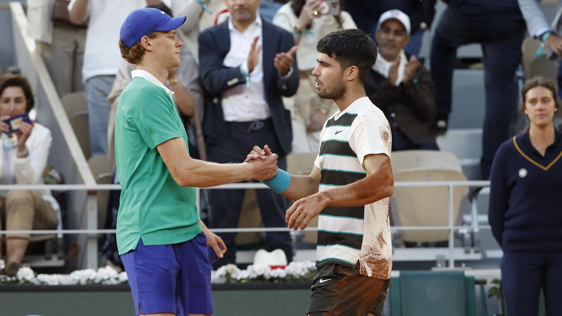 Los tenistas Carlos Alcaraz y Jannik Sinner (Europa Press)