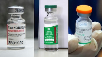 Las tres vacunas con las