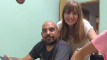 Germán y su hermana, Adriana