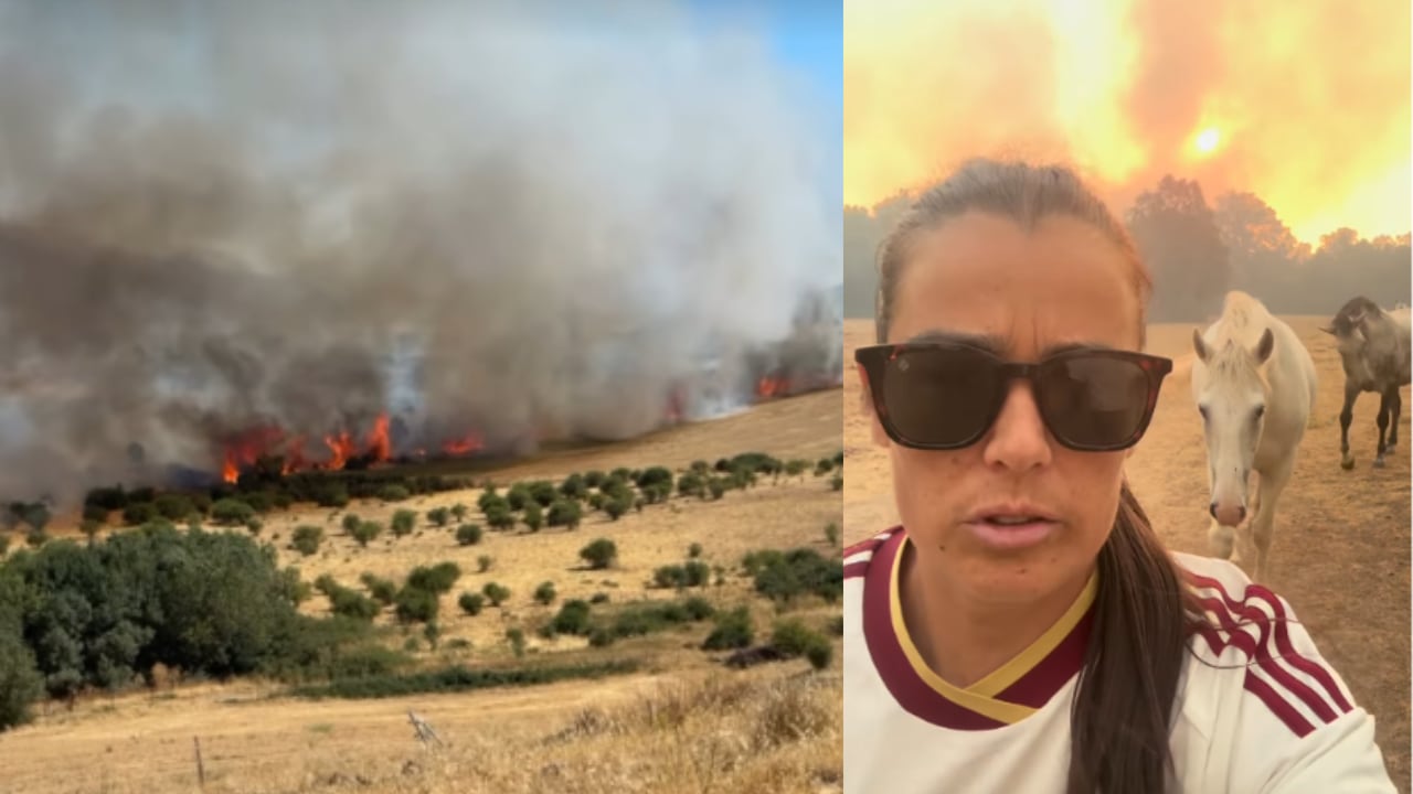 La cantante Isabel Aaiún cuenta en su Instagram el incendio de Brieva: “Me hubiera encantado estar en la celebración del Mundial, pero aquí el percal que tenemos es este”