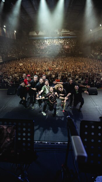 Diego Torres, su banda y