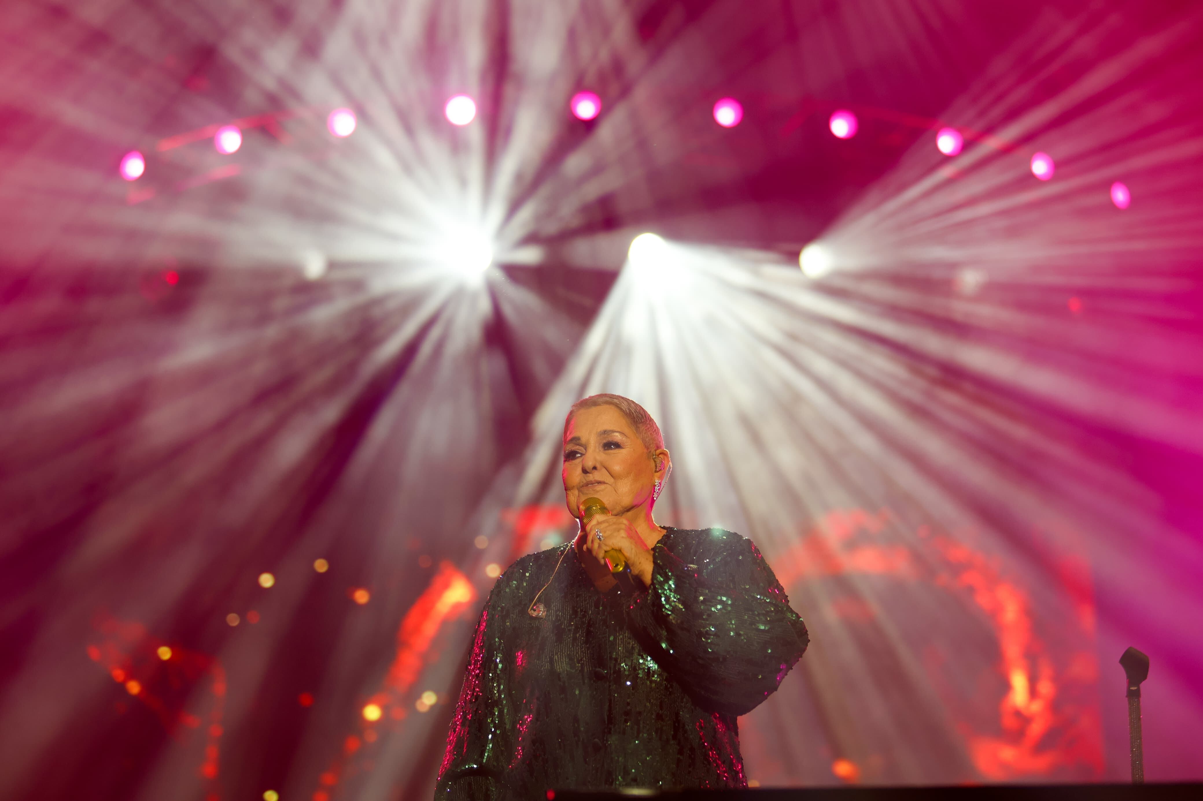 Lupita D´Alessio en el Zócalo de la CDMX