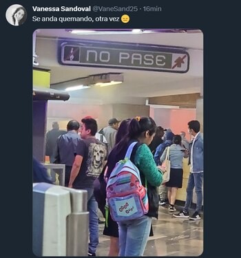 Usuarios reportan humo en Centro