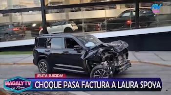 Magaly revela el contenido de cartas notariales enviadas a Laura Spoya por accidente, deudas y presunto incumplimiento de contrato.