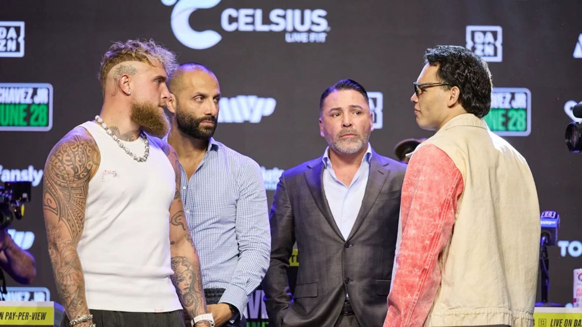 Julio César Chávez y Jake Paul se enfrentarán este sábado 28 de junio (Crédito: Esther Lin)