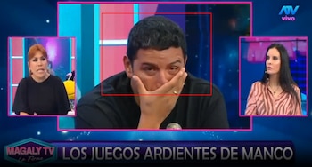 Magaly Medina y especialista desenmascaran supuesto llanto de Reimond Manco. Captura: Magaly TV La Firme.