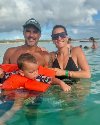 Mica Viciconte, Fabián Cubero y