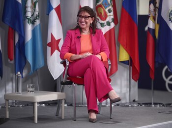 La secretaria general iberoamericana, Rebeca