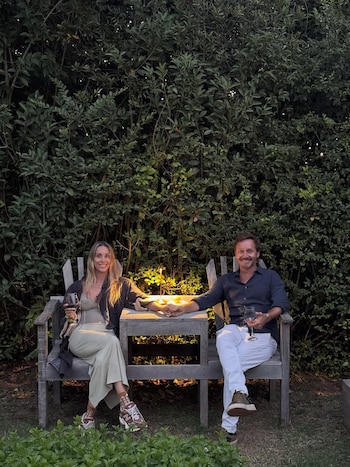 La pareja disfrutó de unas