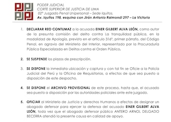 PJ declaró reo contumaz a Makanaky