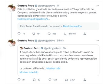 El presidente de la República