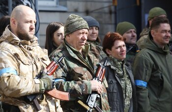 Members of the Ukrainian Territorial