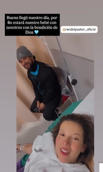 Greissy Ortega celebra el nacimiento