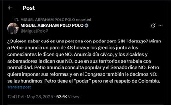 Miguel Polo Polo lanzó fuerte
