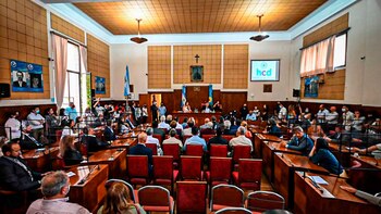 El intendente Guillermo Moreno al