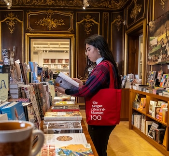 Centenial Tote bag photographed in