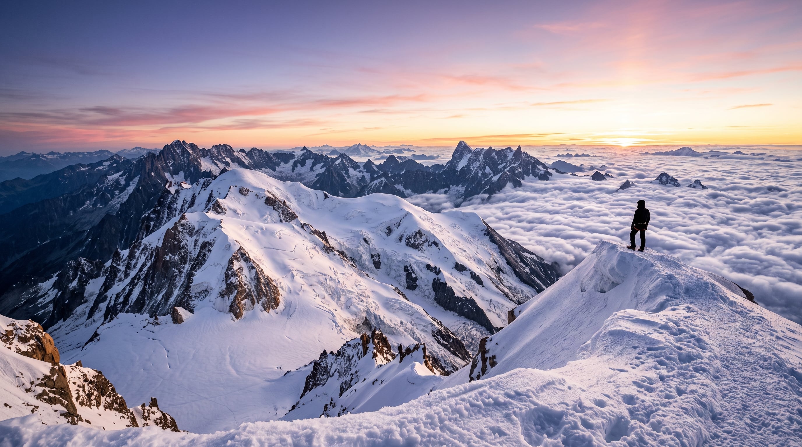 El montañero había subido antes el Apenino italiano a los 3 años y el Gran Sasso a los 5, tras iniciar una trayectoria temprana en las cumbres de Italia y Suiza (Imagen Ilustrativa Infobae)