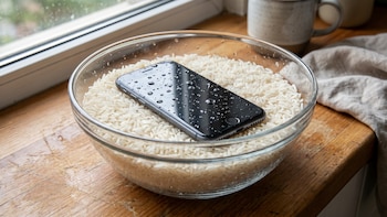 Qué tipo de arroz realmente absorbe mejor el agua de un celular mojado