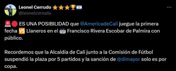 El estadio Francisco Rivera Escobar