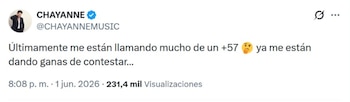 El cantante Chayanne insinuó en sus redes sociales que ha recibido muchas llamadas desde Colombia, lo que despertó entusiasmo entre sus seguidores por un posible anuncio relacionado con el país - crédito @CHAYANNEMUSIC/ X