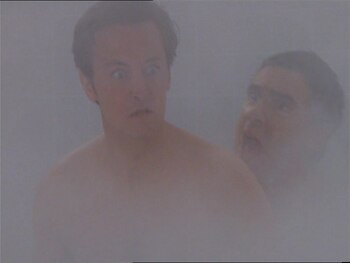 Chandler en el episodio en