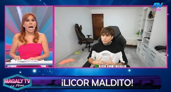 Diealis rompe su silencio y pide disculpas, pero Magaly no le cree. Captura: Magaly TV La Firme.