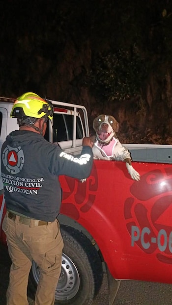 Volcadura incendio autopista Mexico-Toluca Huixquilucan Edomex