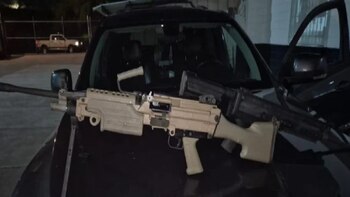 Armas decomisadas en Sonora