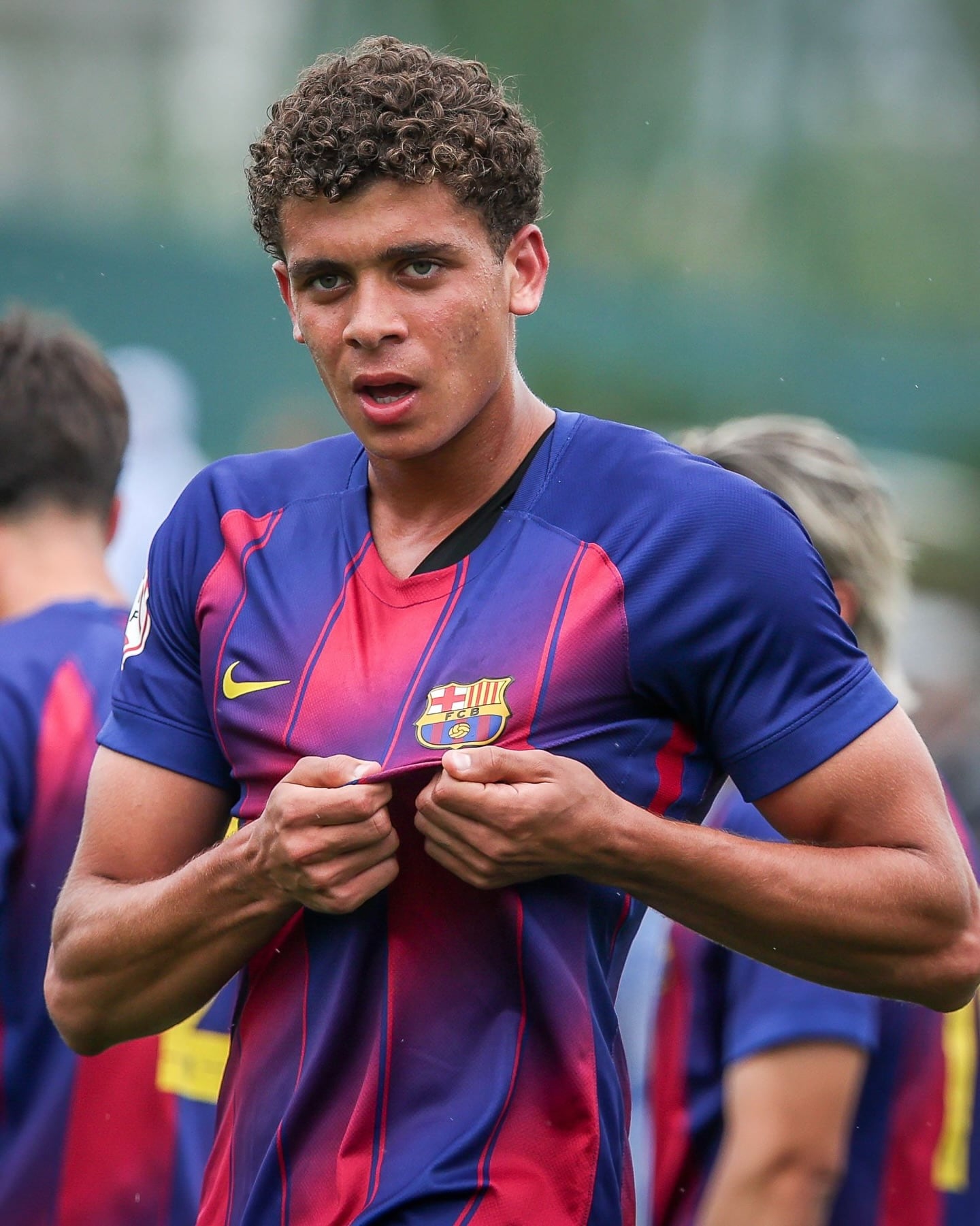 El Barcelona ejecutó la opción de compra por 1,5 millones de euros, más cinco millones en variables, antes de que el delantero disputara un partido con la primera división egipcia (Crédito: Instagram / @hamzabdelkarim)