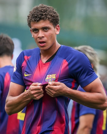 El Barcelona ejecutó la opción de compra por 1,5 millones de euros, más cinco millones en variables, antes de que el delantero disputara un partido con la primera división egipcia (Crédito: Instagram / @hamzabdelkarim)