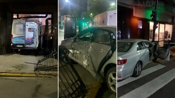 La ambulancia habría frenado y