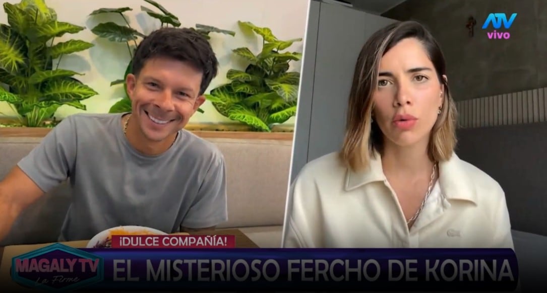 Korina Rivadeneira es captada con acompañante mientras realiza trámites y almuerza: Magaly revela detalles. Captura: Magaly TV La Firme.