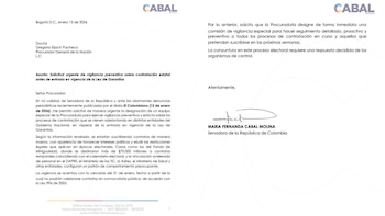 María Fernanda Cabal escribió que