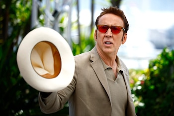 l actor Nicolas Cage posa