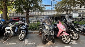 Le roban su scooter, no