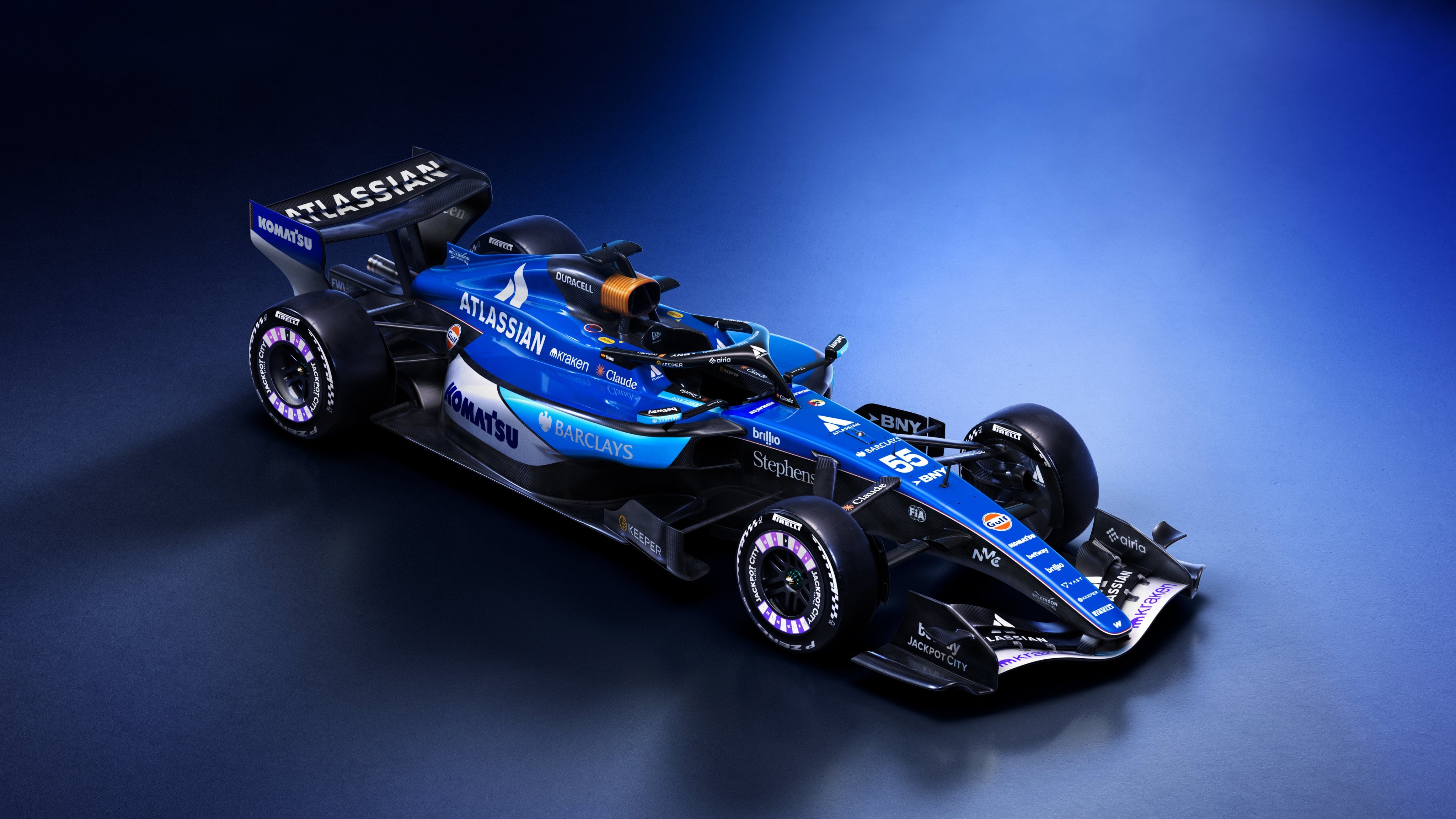 El nuevo monoplaza FW48 Williams de Fórmula 1 para la temporada 2026 (Foto: @WilliamsF1)