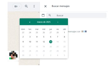 (La búsqueda avanzada de mensajes