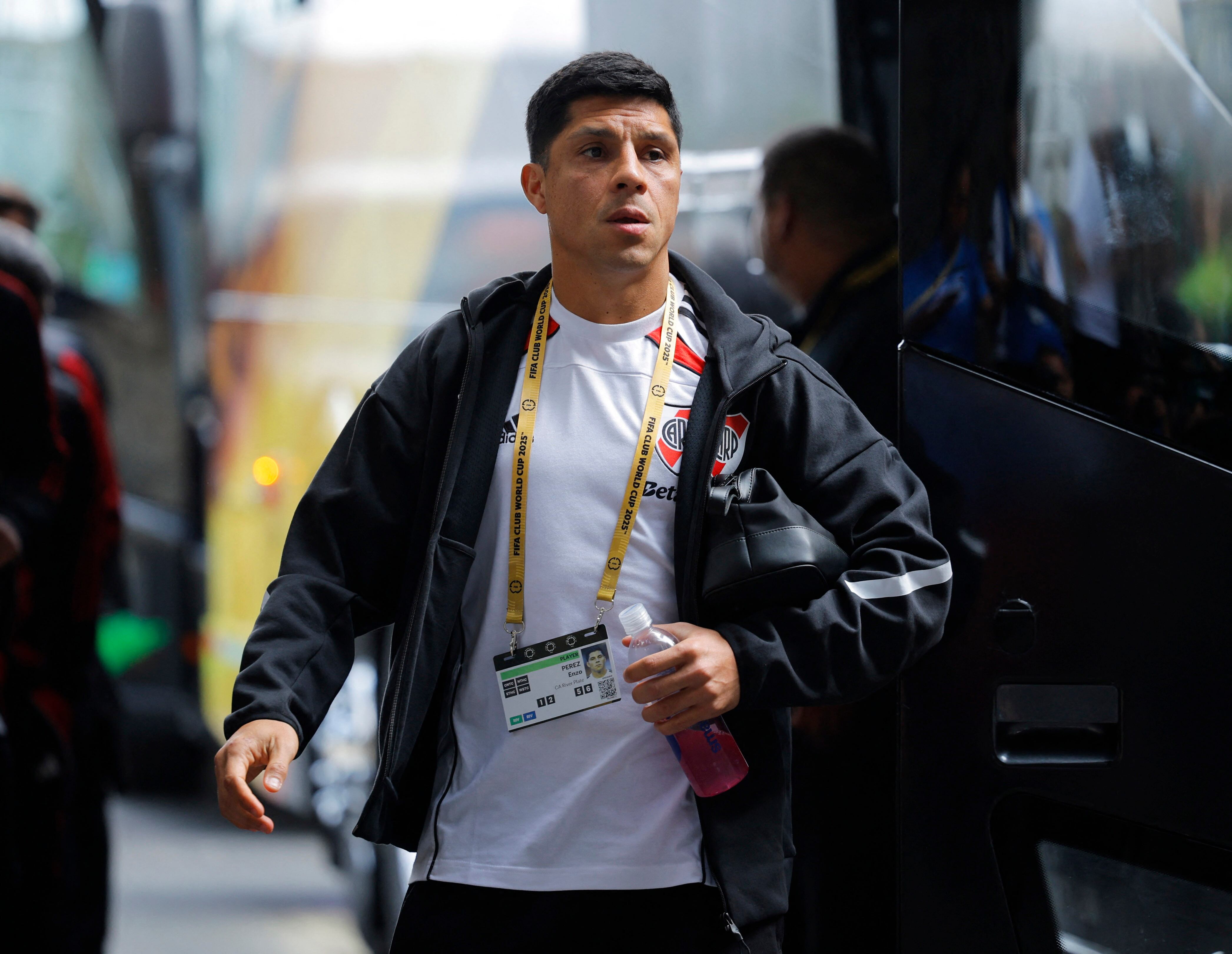 Enzo Pérez, uno de los futbolistas que no continuarían en River Plate (REUTERS/Mike Blake)