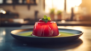 Prepara esta gelatina de flor