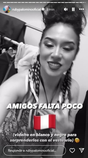 Ruby Palomino lista para Viña