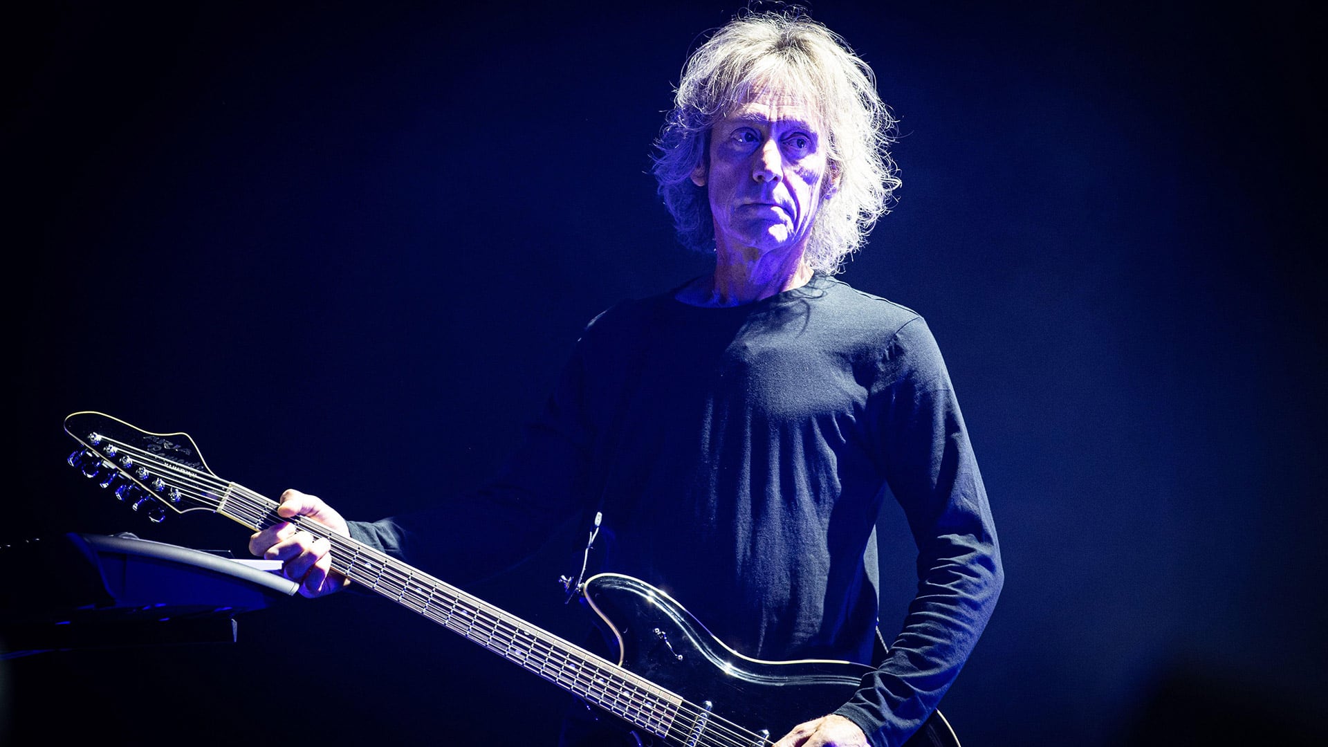 October 12, 2022, Norway, Oslo: Oslo, Norway. 12th, October 2022. The English rock band The Cure performs a live concert at Oslo Spektrum in Oslo. Here guitarist Perry Bamonte is seen live on stage., Credit:Jan-Erik Eriksen / ZUMA Press (Credit Image: © Jan-Erik Eriksen/Gonzales Photo via ZUMA Press)