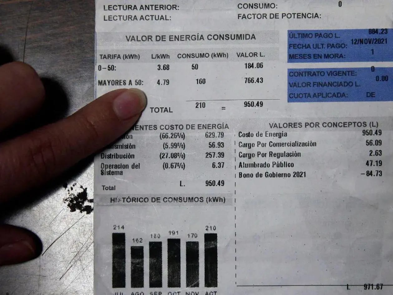 El congelamiento de tarifas eléctricas, explicó Corrales, solo puede aplicarse mediante subsidios que trasladen el costo de la energía a otra fuente de financiamiento.