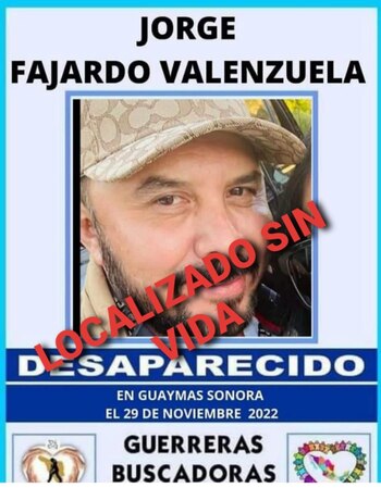 El cuerpo fue encontrado con