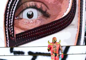 El luchador con descendencia mexicana,