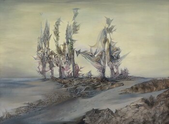 Wolfgang Paalen // Paysage totémique, 1937 - Foto: cortesía de Gallery Wendi Norris, San Francisco.