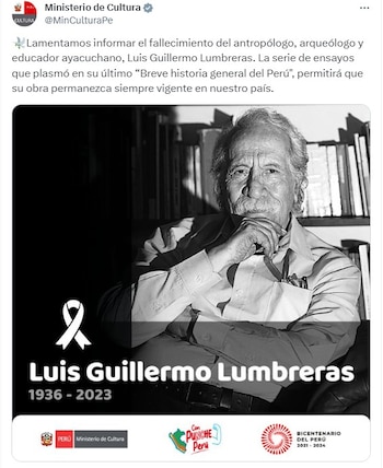 Guillermo Lumbreras escribió y colaboró