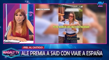 “Haz lo que tengas que hacer”: el mensaje de Said Palao que Alejandra Baigorria reveló. Captura: Magaly TV La Firme.