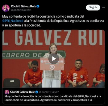 La aún precandidata asistió a